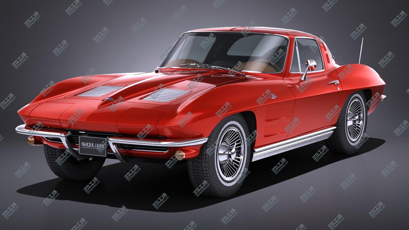 images/goods_img/202105072/LowPoly Chevrolet Corvette C2 1963 3D model/1.jpg